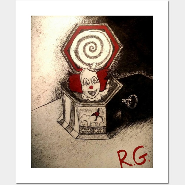 The Conjuring Music Box Wall Art by RG Illustration